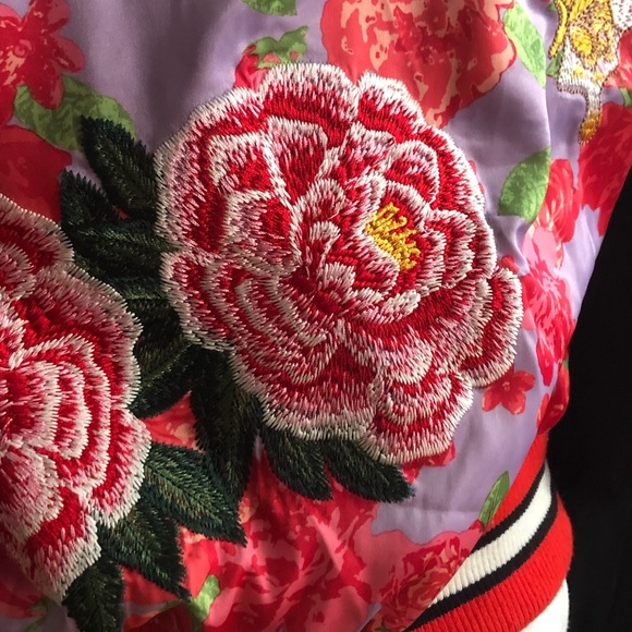 UO Silence and Noise Embroidered Track Jacket - Picture 4 of 6